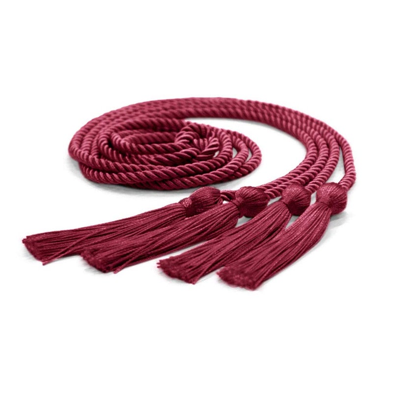 Endea Graduation Double Honor Cord (Maroon) - Image 1
